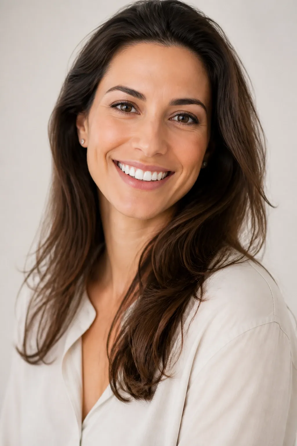 Happy patient — premium smile aesthetics result